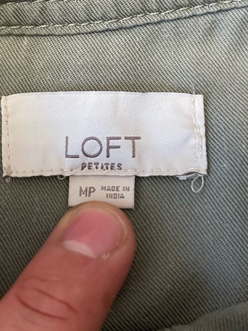 Loft Military Style Button Jacket - Picture 3 of 6